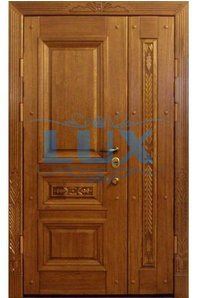 входная стальная дверь с массивом дуба