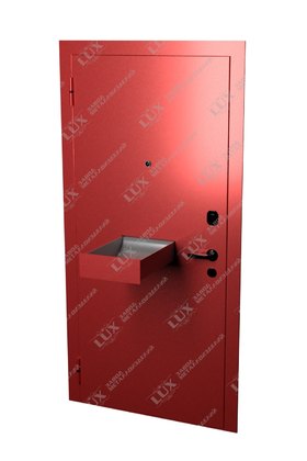 кассовая дверь с окрасом hammerite