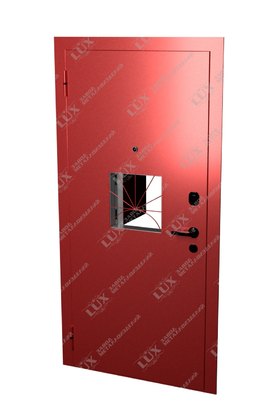 дверь для кассы с решеткой, окрас hammerite